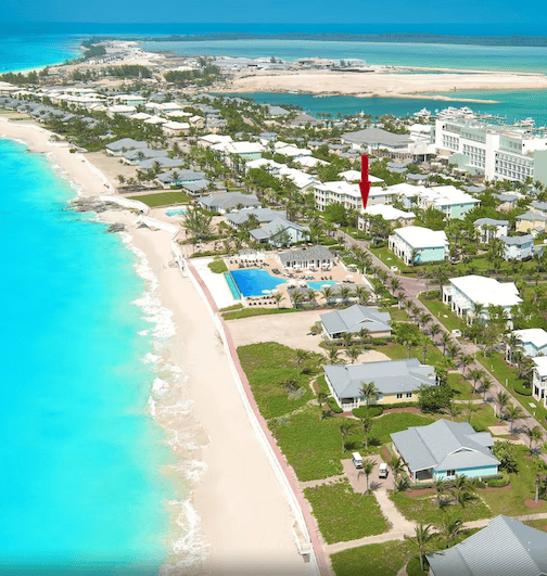 bimini bahamas condo rental luxury villa vacation rental with infinity pool at bimini bay within the ResortsWorld Bimini Hilton Hotel compound