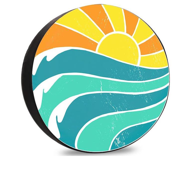 itinspace 12 inch spare tire cover for boat and pwc trailer
