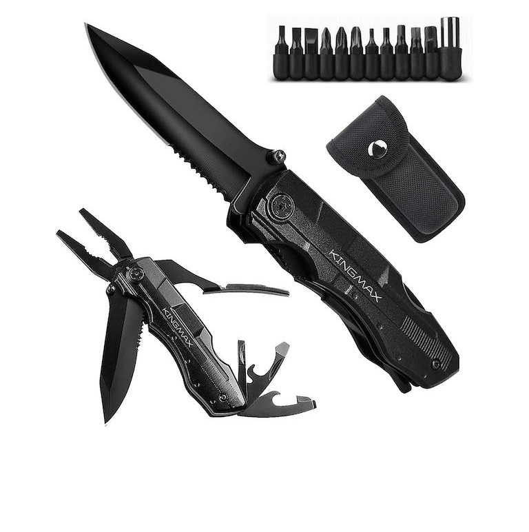 kingmax survival knife multiscrew stainless