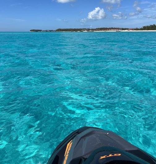 seadoo gtx230 arriving in bimini from the pwc to bimini trip