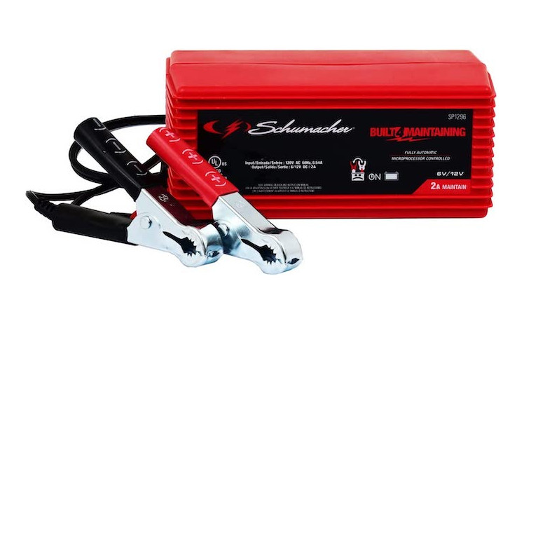 schumacher powersports battery charger and maintainer for boat and pwc