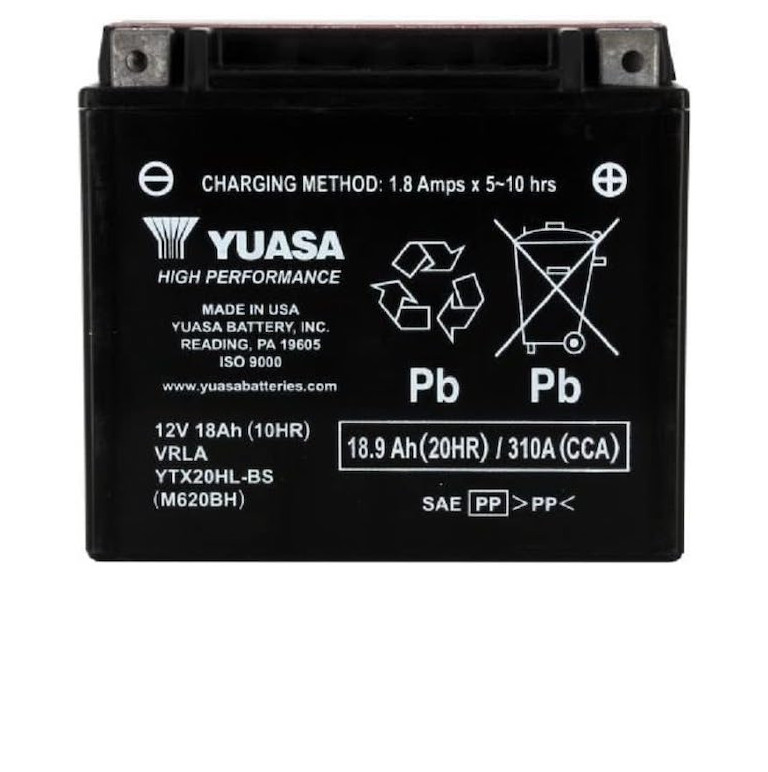 yuasa powersports heavy duty 310cc 18ah marine boat and pwc battery